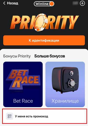 Вкладка программы лояльности